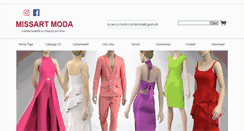 Desktop Screenshot of missart-moda.it